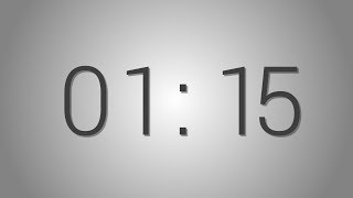 1 Minutes 15 seconds countdown Timer - Beep at the end | Simple Timer (one min fifteen sec)