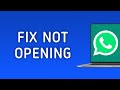 How To Fix WhatsApp Not Opening On PC App (New Update)