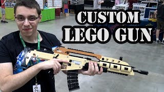 LEGO M8A1 Call of Duty: Black Ops II Gun | Brickworld Chicago 2018