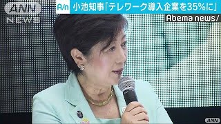 小池都知事「テレワーク導入企業を35％目標に」(18/07/24)