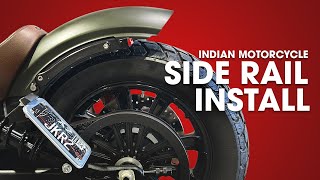 Indian Scout Side Rail Installation