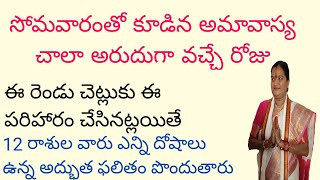 అమావాస్య రోజున ఈరెండు చెట్లు ఇచ్చే మహాఅదృష్టం,ఆ రోజున వీటికి ప్రదక్షణతో ఐశ్వర్యం ఆరోగ్యం|Mana Balaji