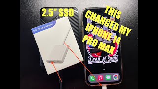 How I am able to connect an SSD to my iPhone 14 Pro Max?