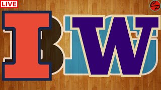 Illinois vs Washington Big Ten College Basketball Live Game Cast \u0026 Audio