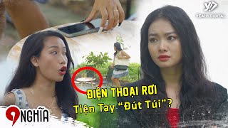 Thấy Điện Thoại Rơi Tiện Tay "Đút Vô Túi"? Cô Gái Mặt Dày Cãi Bướng Giành Của | Chị 9 NGhĩa SS2