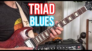 Guitar Wisdom Bb Blues with Triads
