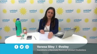 Vanesa Siley respondió preguntas en el Facebook Live de Unidad Ciudadana