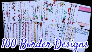 100 Border Designs/Border Design ideas for Project File Decoration/100 Border Design ideas
