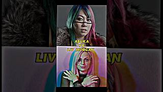 Liv morgan vs Asuka comparison🔥🖤 #shorts #wwe #trending