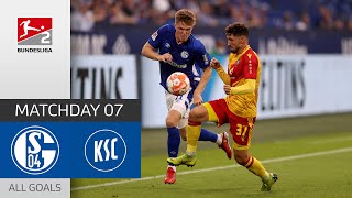 Quick Start At Schalke  | FC Schalke 04 - Karlsruher SC 1-2 | All Goals | Matchday 7 –  Bundesliga 2