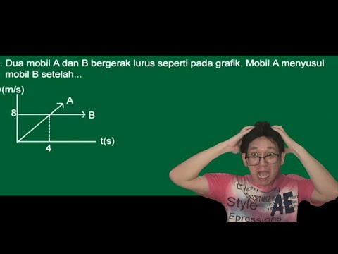 🔴GERAK LURUS🔴Dua Mobil A Dan B Bergerak Lurus Seperti Pada Grafik Mobil ...