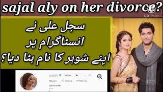 sajal aly on divorce with Ahad Raza Mir, sajal aly Instagram post on Name change, sajal aly in india