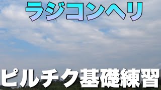 ラジコンヘリ　ピルチク基礎練習?をしてみた/FORZA700