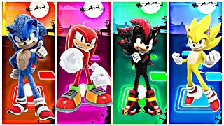 🔴Sonic The Hedgehog🔴Knuckles🔴Shodow🔴Tiles🔴Coffin Dance | Tiles Hop EDM Rush!