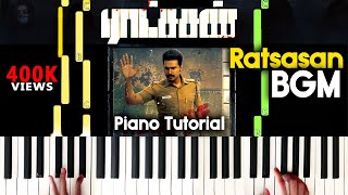Ratsasan Bgm Piano Cover | Christopher BGM Ratsasan | Ratchasan Piano bgm Sheet Music Tutorial  |