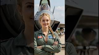 The stunning Beauty of the Female Pilot #pilot #jetfighter #shorts #shortvideo #viralvideo