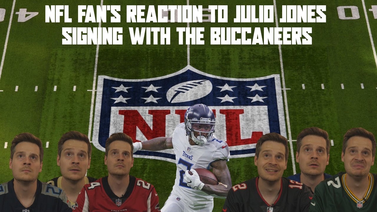 NFL Fan's Reaction To Julio Jones Signing With The Buccaneers - YouTube