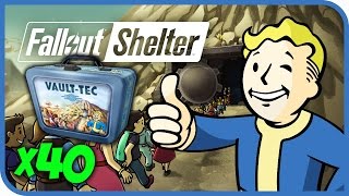 Fallout Shelter: ОТКРЫТИЕ 40 ЛАНЧБОКСОВ!