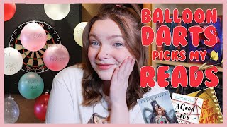 Balloon darts pick my tbr for 10 days 🎈escape the readathon weekly reading vlog #3