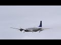 everts air cargo dc 6f n151 departs anchorage ak 11 july 2016.