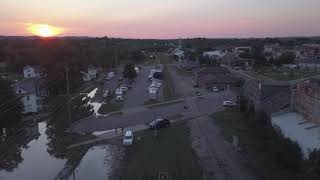 Reedsburg, WI Flooding 8/30/2018, raw drone footage