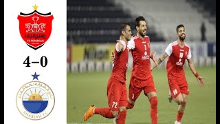 خلاصه پرسپولیس 4 0 الشارجه امارات