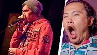 ADI KERANG React BATACO vs CODFISH | Grand Beatbox SHOWCASE Battle 2018 | SEMI FINAL