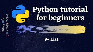 Python Tutorial for Beginners 2020 - List