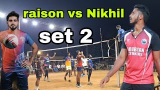 raison vs Nikhil shetty set 2