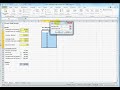 how to make a one way data table in excel