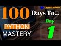 How To Learn Python Programming Fast With Examples - Day 1 of 100