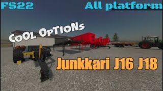 Junkkari J16-J18 / New mod for all platforms on FS22/ see update note