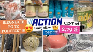 ACTION TANIEJ NIŻ W PEPCO ‼️ CENY OD 2,79 zł 😱 NOWA KOLEKCJA ❤️ BIEGNIJCIE PO TE PODUSZKI - HIT