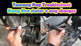 Paano malalaman kung sira ang stator o charger #wiringproblem #motorcyclewiring #tmx125