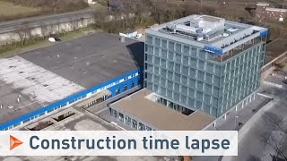 Time lapse of the construction of the new head office in Duisburg | KROHNE