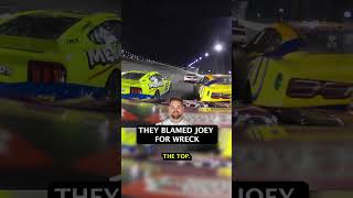 THEY BLAMED JOEY LOGANO FOR THIS WRECK  #nascar