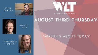 August Third Thursday: Writing About Texas
