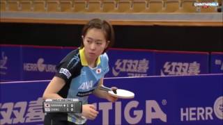 【スウェーデンOP 2016】[決勝] 石川佳純 vs フー・メレクMelek Hu 【卓球】Kasumi Ishikawa スウェーデンオープン