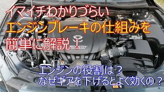 エンジンブレーキの仕組みをエンジンとトランスミッションの関係をもとに簡単に解説