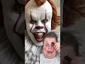 Pennywise reacting to makeup transformation 🎈#shorts