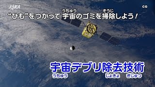 “ひも”をつかって宇宙のゴミを掃除しよう！宇宙デブリ除去技術