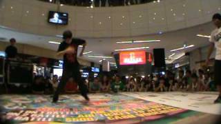 SG BBoy Champs 2009 - 1on1 - Quarter Final 4 - Sworn vs Sunshine