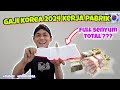 gaji korea selatan tahun 2024 | 22 hari kerja pabrik die casting korea total 61 juta