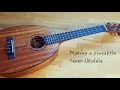 Make a Ukulele at home | Build from scratch | Hand-made pineapple tenor Ukulele