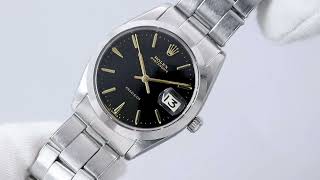 【ROLEX ロレックス】オイスターデイト／Ref.6694／ブラックミラー／1966年製／アンティーク時計【スイートロード公式】