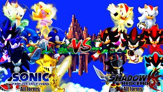 Sonic (All forms) VS Shadow (All forms)
