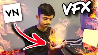 Fire Hand VFX Editing Tutorial In Mobile🔥| VN Se Fire VFX Effect Editing Kaise Kare