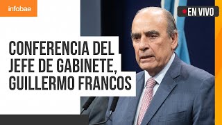 Conferencia del Jefe de Gabinete, Guillermo Francos