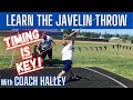 Javelin Throw Timing - Throwing Sequence and delivery