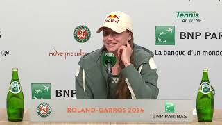 Tennis - Roland-Garros 2024 - Elena Rybakina : “I’ve slept better the last few nights...”